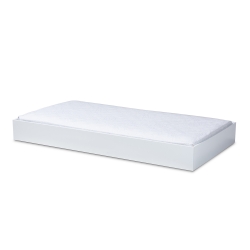 Baxton Studio Renata Modern and Contemporary White Finished Wood Twin Size Trundle